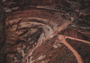 Open-pit mine. Top view. Source: Photo by Patrick Hendry on Unsplash.