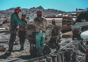 Miners at the excavation place. Source: Photo by Pedro Henrique Santos on Unsplash