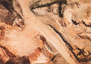 Open peat mine aerial view. Source: ivan-bandura Unsplashed