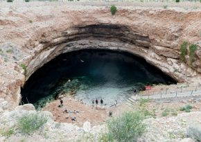 Sinkhole aerial view. Source: Sinkhole. Source: Photo by Arisa S. on Unsplash