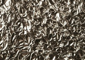 Aluminium recycled foil. Source: Unspalsh.