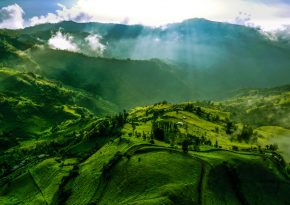 Ecuador Pinllopata mountain and green valley landscape. Source: Photo by Dayan Quinteros on Unsplash